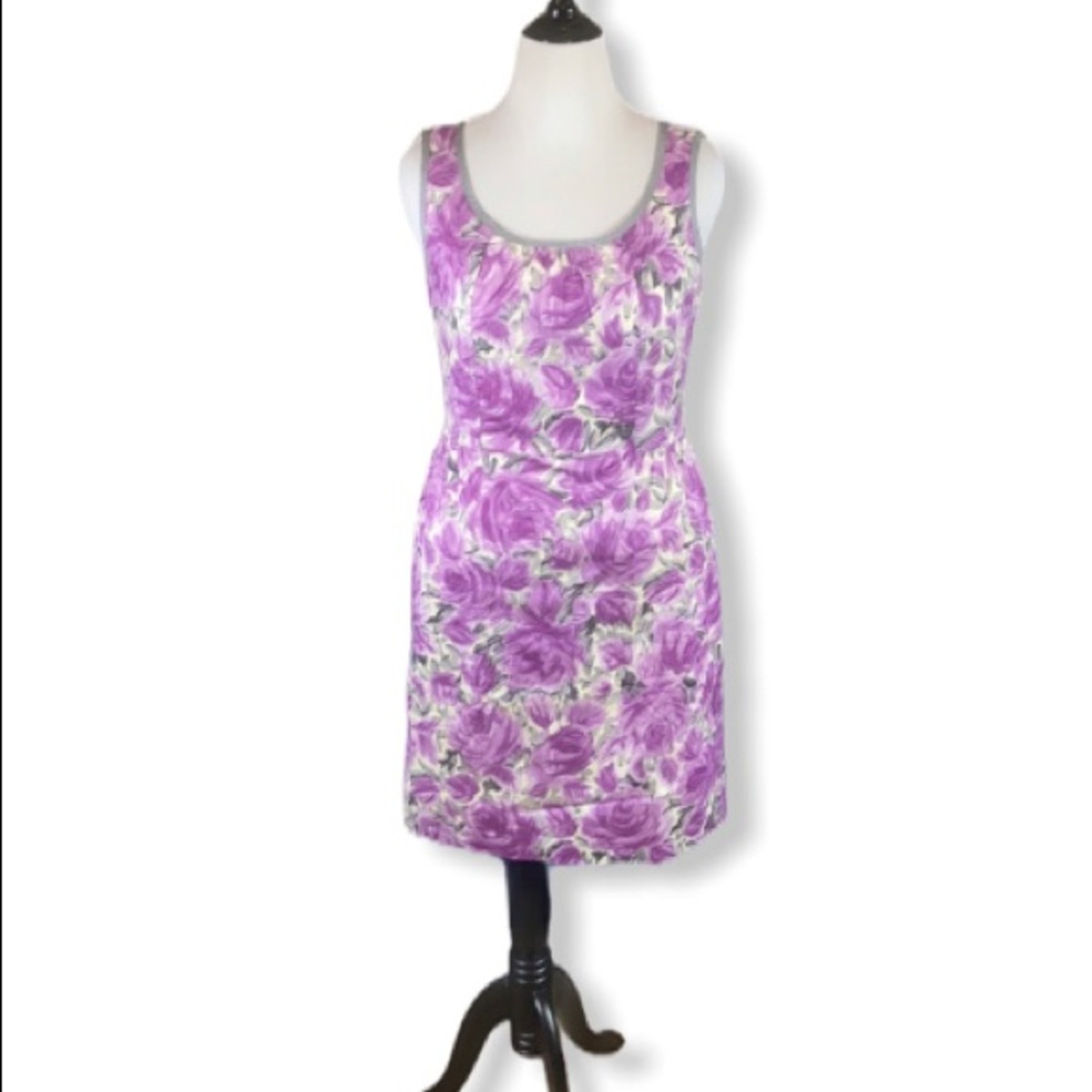 NWT Talbots Lavender Floral Midi Dress